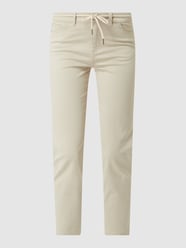 Slim Fit 7/8-Hose mit Stretch-Anteil von Christian Berg Woman Beige - 29