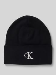 Beanie van viscosemix met logostitching van CK Calvin Klein - 8