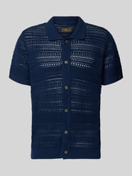 Modern Fit Freizeithemd in Strick-Optik mit Knopfleiste von JACK & JONES Premium - 36