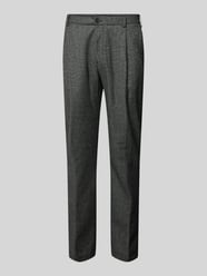 Regular Fit Hose aus Scjurwolle Modell 'Flomo' von Windsor Grau - 15