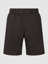 Sweatshorts mit Logo-Stitching von Tommy Hilfiger Schwarz - 36