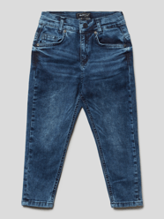 Jeans mit Label-Patch Modell 'Nos' von Blue Effect Blau / Türkis - 11