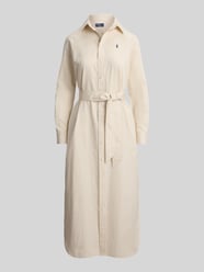 Taliowana sukienka koszulowa z czystej bawełny od Polo Ralph Lauren - 45