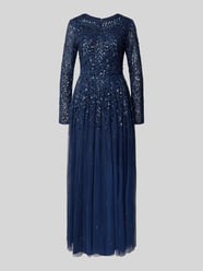 Abendkleid mit Rundhalsausschnitt von LACE & BEADS - 36