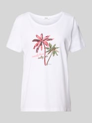 męski t-shirt o kroju regular fit z czystej bawełny od s.Oliver RED LABEL - 20