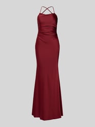Sukienka wieczorowa z marszczeniami od LUXUAR FASHION - 41