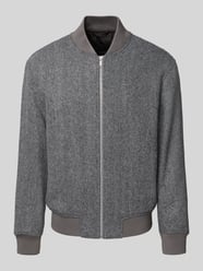 Regular fit bomberjack van wolmix, model 'JENS' van SELECTED HOMME - 37