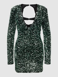 Mini-jurk met strass-steentjes, model 'LILIA' van Bardot Groen - 7