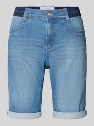 Korte jeans met omslag en elastische band van ANGELS - 22