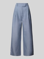 krój regular fit Szerokie spodnie z zapięciem na hak suwakowy model 'LINDA' od ONLY - 8