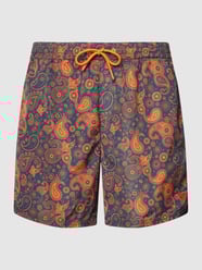 Badehose mit Allover-Muster von Guess Orange - 10