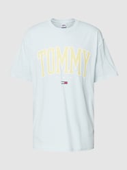 T-Shirt mit Label-Print von Tommy Jeans Mint - 30