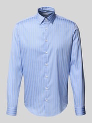 Slim Fit Business-Hemd mit Knopfleiste von Jake*s - 17
