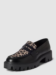 Penny-Loafer in Leder-Optik Modell 'BETTY-4' von Only Schwarz - 41