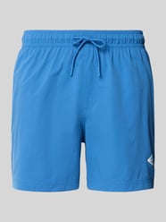 Spodenki kąpielowe o prostym kroju z detal z logo model 'Maui' od JACK & JONES - 15