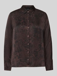 Regular fit blouse met lange mouwen van pure viscose van s.Oliver BLACK LABEL - 42