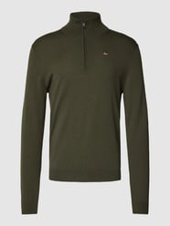 Wollen pullover met schipperskraag van Napapijri Groen - 6