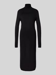 Gebreide jurk van viscosemix met col van Christian Berg Woman - 12