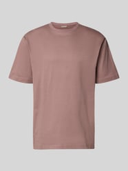T-shirt o kroju relaxed fit z czystej bawełny model 'FRED LIFE' od ONLY & SONS Fuksjowy - 2