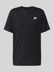T-Shirt mit Logo-Stitching von Nike Schwarz - 40