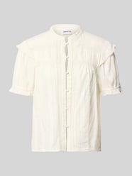 Regular Fit Bluse mit Stehkragen und Häkelspitze von Jake*s Casual - 16
