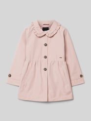 Trenchcoat mit Leistentaschen Modell 'MADELIN' von Name It Pink - 4