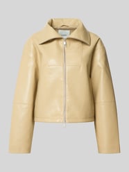 Jacke mit Stehkragen von Nanushka Beige - 20