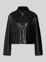 Jack in leerlook, model 'Josmica' van OPUS - 24