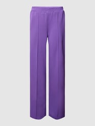 Sweatpants met elastische band, model ‘Kuga’ van FREE/QUENT Paars - 47