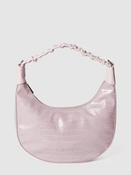 Torba hobo z wężowym wzorem od VALENTINO BAGS Fioletowy - 45