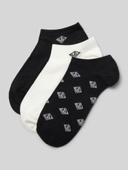 Sneakersocken mit Label-Detail im 3er-Pack von Lauren Ralph Lauren Schwarz - 28