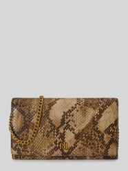 Clutch aus echtem Leder Modell 'ADAIR II-WALLET' von Lauren Ralph Lauren Beige - 5