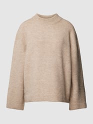Strickpullover mit Trompetenärmeln von Gina Tricot Beige - 29