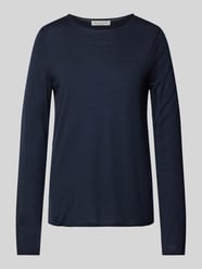 Pullover mit Rundhalsausschnitt von Marc O'Polo Blau - 37