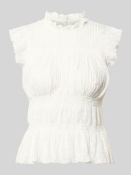 Slim Fit Blusentop mit Rüschenkragen Modell 'SHAILA' von ONLY - 15