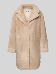 Mantel aus Teddyfell Modell 'HIZALA' von ICHI - 16