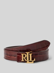 Riem van runderleer met pinsluiting van Lauren Ralph Lauren Bruin - 26