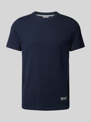 T-Shirt mit Strukturmuster von s.Oliver RED LABEL Blau - 16