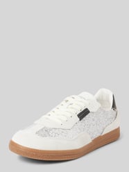 Low Top Sneaker mit Leder-Anteil Modell 'EMPORIA' von Steve Madden Beige - 6