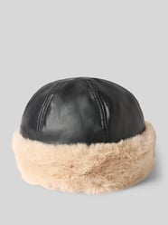 Czapka z obszyciem ze sztucznego futra model „RANDIN” od PIECES - 11