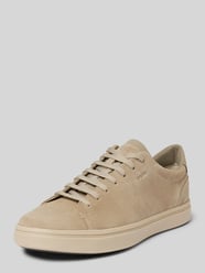 Sneaker aus echtem Leder Modell 'BALTIMOORE' von Geox Beige - 16