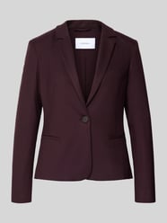 Slim Fit Blazer aus elastischem Viskose-Mix Modell 'OKTOBER' von COMMA Bordeaux - 3