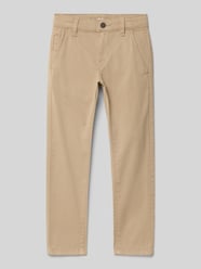 Slim fit chino van katoenmix van s.Oliver RED LABEL - 34