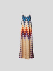 Maxikleid mit Allover-Muster von Paco Rabanne Orange - 32