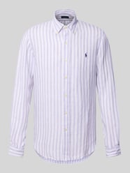 Custom Fit Leinenhemd mit Button-Down-Kragen von Polo Ralph Lauren - 4