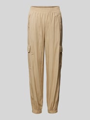 Cargohose mit Raffungen Modell 'Mabecca' von OPUS Beige - 25