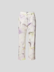 Jeans mit Batik-Look von MSGM Weiß - 14