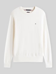 Sweter o kroju regular fit z mieszanki bawełny i kaszmiru od Tommy Hilfiger - 1