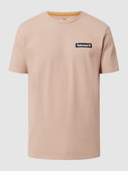 T-shirt o kroju regular fit z bawełny ekologicznej  od Timberland Różowy - 24
