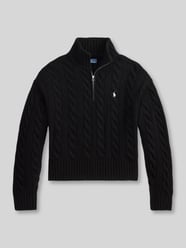 Kaschmirtroyer mit Zopfmuster von Polo Ralph Lauren - 9